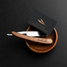 Tarjeta de presentación Barber Scalpel