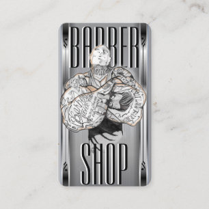 Tarjeta de presentación BarberTemplate