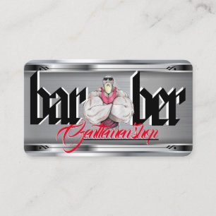 Tarjeta de presentación BarberTemplate