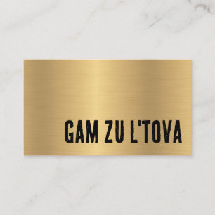 Tarjeta de presentación Baruch Hashem