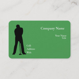 Tarjeta de presentación básica de plantilla blanca