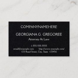 Tarjeta de presentación básica mínima