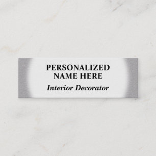 Tarjeta de presentación básica para decoradores in