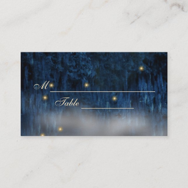 Tarjeta de presentación Bayou Bliss Table Card (Anverso)