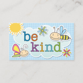 Tarjeta De Presentación Be Kind Cards - Encourage Acts of Kindness Today