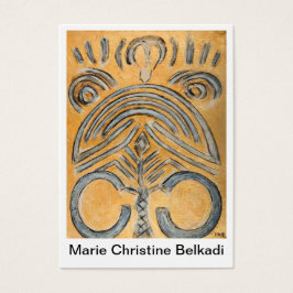 Tarjeta de presentación Bella Artes original Resum