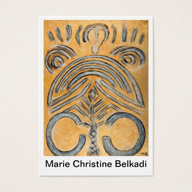 Tarjeta de presentación Bella Artes original Resum (Frente)