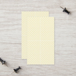 Tarjeta De Presentación Bellos Círculos Amarillos con fondo blanco