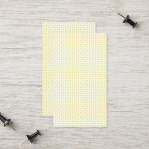 Tarjeta De Presentación Bellos Círculos Amarillos con fondo blanco