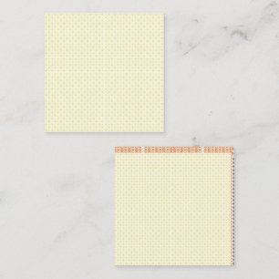 Tarjeta De Presentación Bellos Círculos Amarillos con fondo blanco