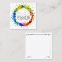 Bendición en casa en bandeja de pintura en inglés 