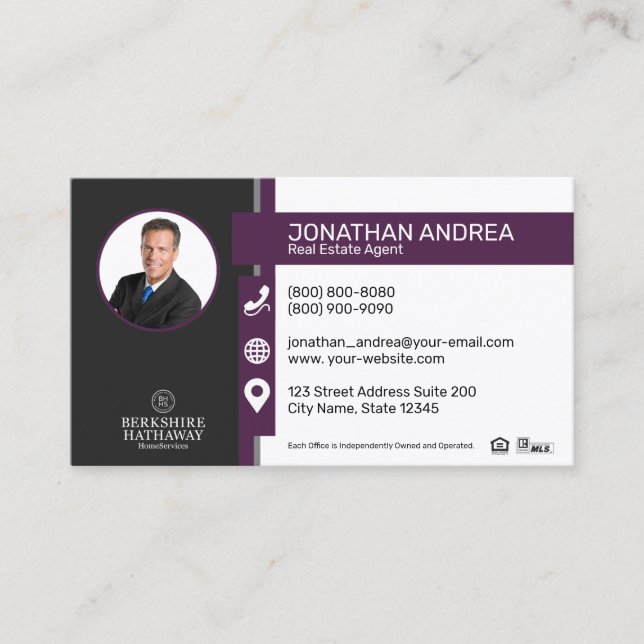 Tarjeta de presentación Berkshire Hathaway (Anverso)