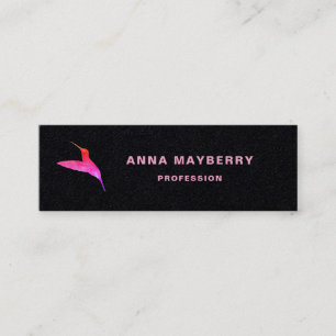 Tarjeta de presentación Black Hummingbird