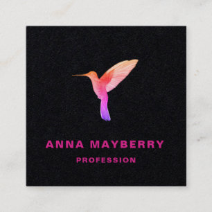 Tarjeta de presentación Black Hummingbird