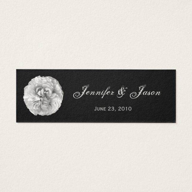 Tarjeta de presentación BLANCA BLANCA BLANCA BLANC (Atrás)