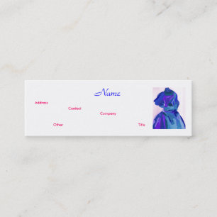 Tarjeta de presentación Blue III del Diseñador de 