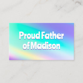 Tarjeta De Presentación Boda Papá de la Noel