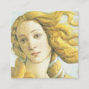 Tarjeta De Presentación Botticelli Venus