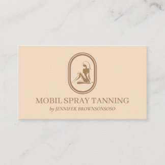 Tarjeta De Presentación Bronze Sun Body Skincare Spray Tanning