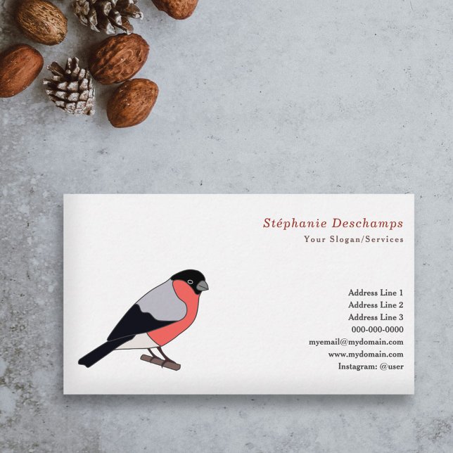 Tarjeta de presentación Bullfinch (Bullfinch Business Card)