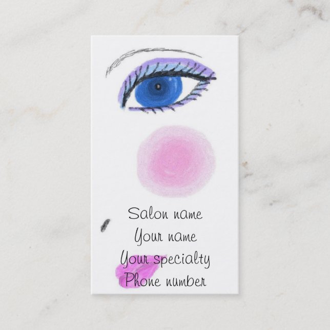 Tarjeta de presentación cara a cara (Anverso)