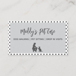 Tarjeta De Presentación Carretera de perros personalizado minimalista tarj
