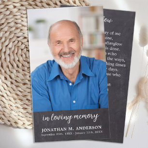 Tarjeta De Presentación Cartas conmemorativas para la oración funerarias S
