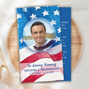 Tarjeta De Presentación Cartas conmemorativas patrióticas para la oración