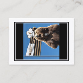 Tarjeta De Presentación Cartas de Intercambio de Banter Baker Bearter: Ban