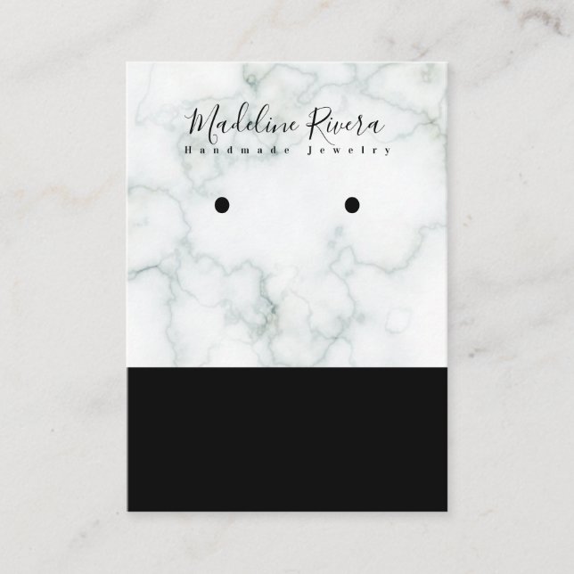 Tarjeta De Presentación Cartas de visualización de la trayectoria artesana (Anverso)