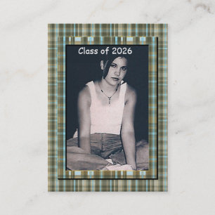 Tarjeta De Presentación Cartas fotográficas de clase superior de 2010