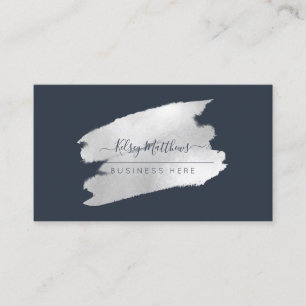 Tarjeta de presentación cepillado PixDezines Faux 