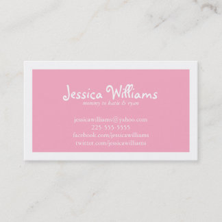 Tarjeta De Presentación Chevron elegante