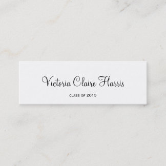 Tarjeta De Presentación Clase cursiva intrépida del parte movible de la