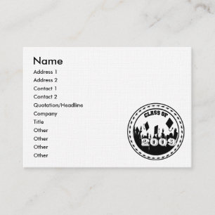 Tarjeta De Presentación Clase de 2009 2010