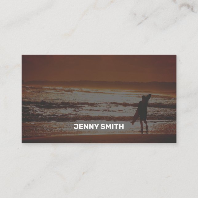 Tarjeta de presentación Clásica de Ladrillo Limpio (Anverso)