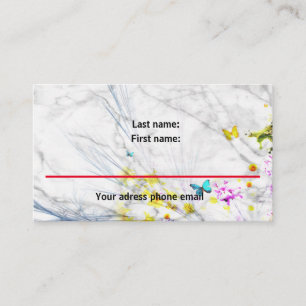 tarjeta de presentación clásica y de corte para cu