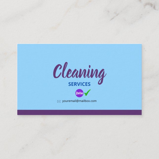 Tarjeta De Presentación Cleaning_Bubble Business C (Reverso)