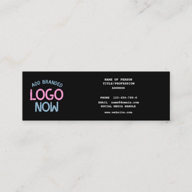 TARJETA DE PRESENTACIÓN CLIENTE SENCILLO Y CONTEMPORÁNEO LIMPIO DE MODA NE (Anverso)