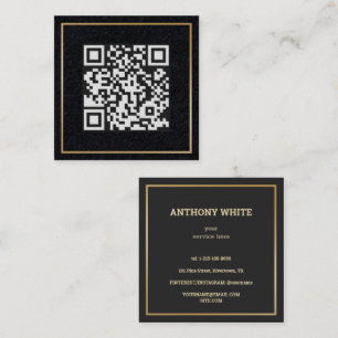 Tarjeta De Presentación Código de exploración QR Premium