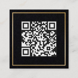 Tarjeta De Presentación Código de exploración QR Premium
