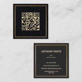Tarjeta De Presentación Código de exploración QR Premium