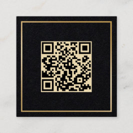 Tarjeta De Presentación Código de exploración QR Premium