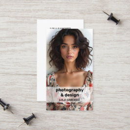 Tarjeta De Presentación Código QR de fotografía