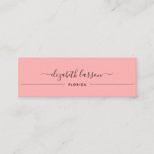 Tarjeta De Presentación Colección de Aretes Rojo Luz Simple Elegancia