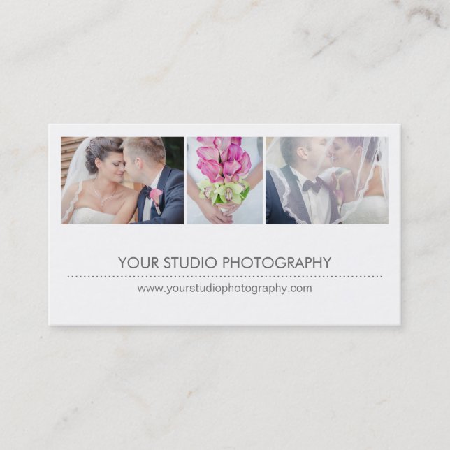 Tarjeta de presentación Collage moderna - Groupon (Anverso)