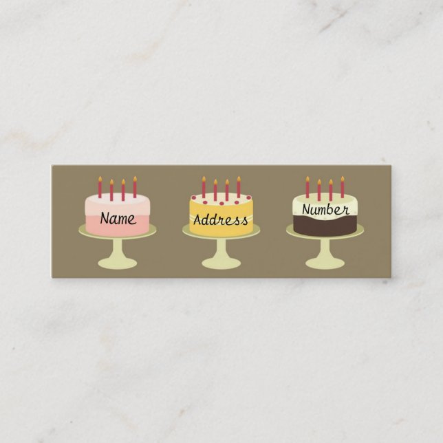 Tarjeta De Presentación ¡Comamos! (Anverso)