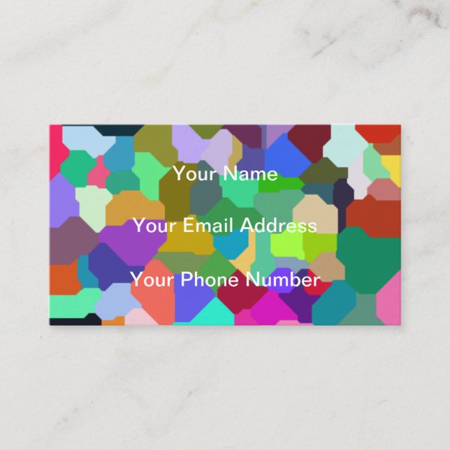 Tarjeta de presentación completa #2 (Anverso)