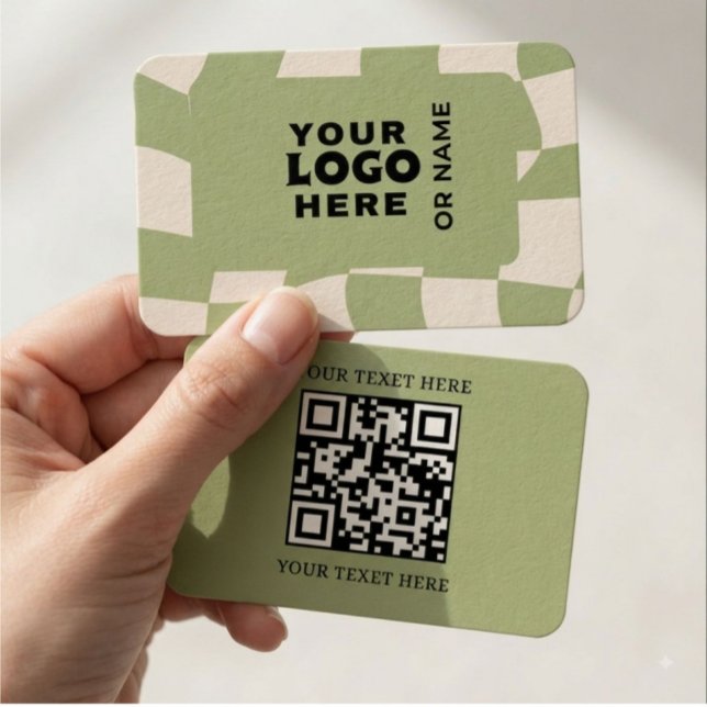 Tarjeta de Presentación con Código QR Moderno | Ve (Subido por el creador)