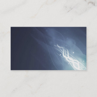 Tarjeta de presentación con efecto de brillo azul 